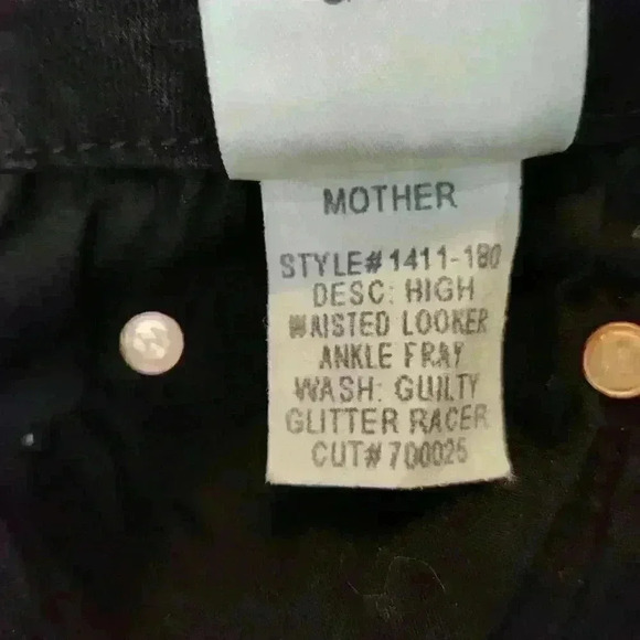 Mother | the high waisted looker fray jeans size 25 - Picture 11 of 12